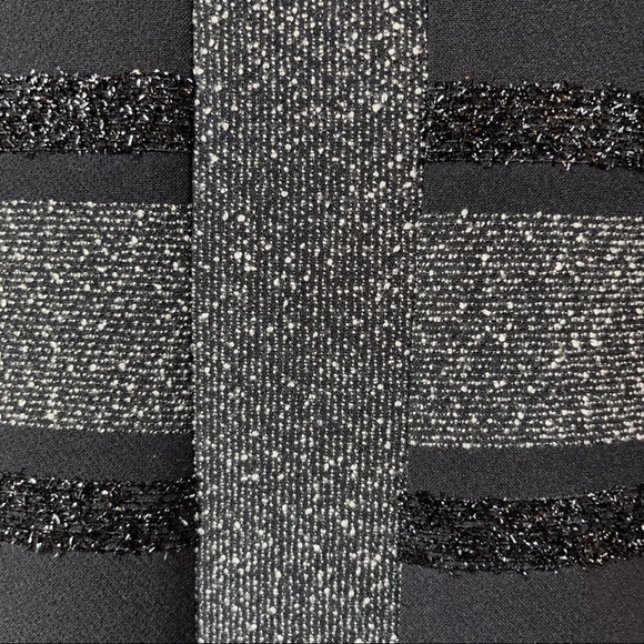 Camelot Black Stripe Annarlette Sleeveless Formal Dress - Picture 2 of 11